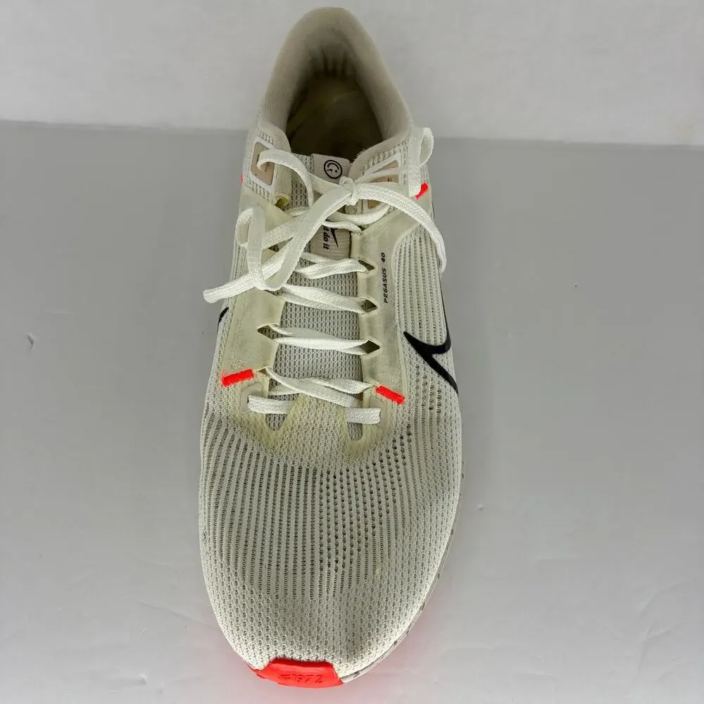 Nike Air Zoom Pegasus 40 Running Shoes White Obsidian Mens 13